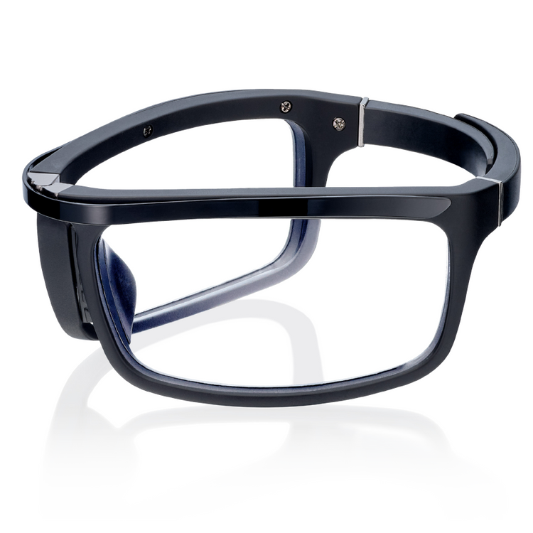 EyeWris Reading Glasses, Men's Black. Portable reading glasses that wrap around your wrist.