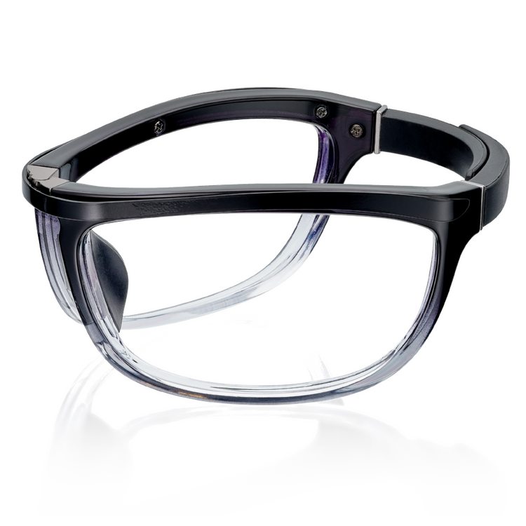 EyeWris Reading Glasses, Women's Black/Clear Fade. Portable reading glasses that wrap around your wrist.