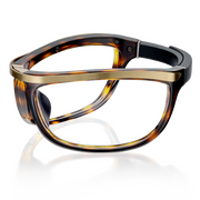 EyeWris Reading Glasses, Women's Tortoise and Gold.  Portable reading glasses that wrap around your wrist.