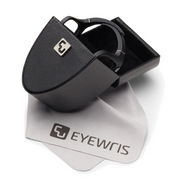 EyeWris Reading Glasses, with case. Portable reading glasses that wrap around your wrist.